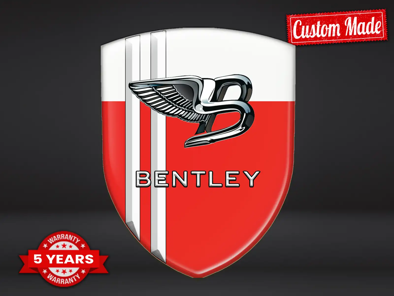 Bentley Custom Auto Decals Racing Luxus Minimal Langlebig